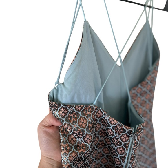 Alice + Olivia Geometric Mini Dress - Black and White - Picture 7 of 9